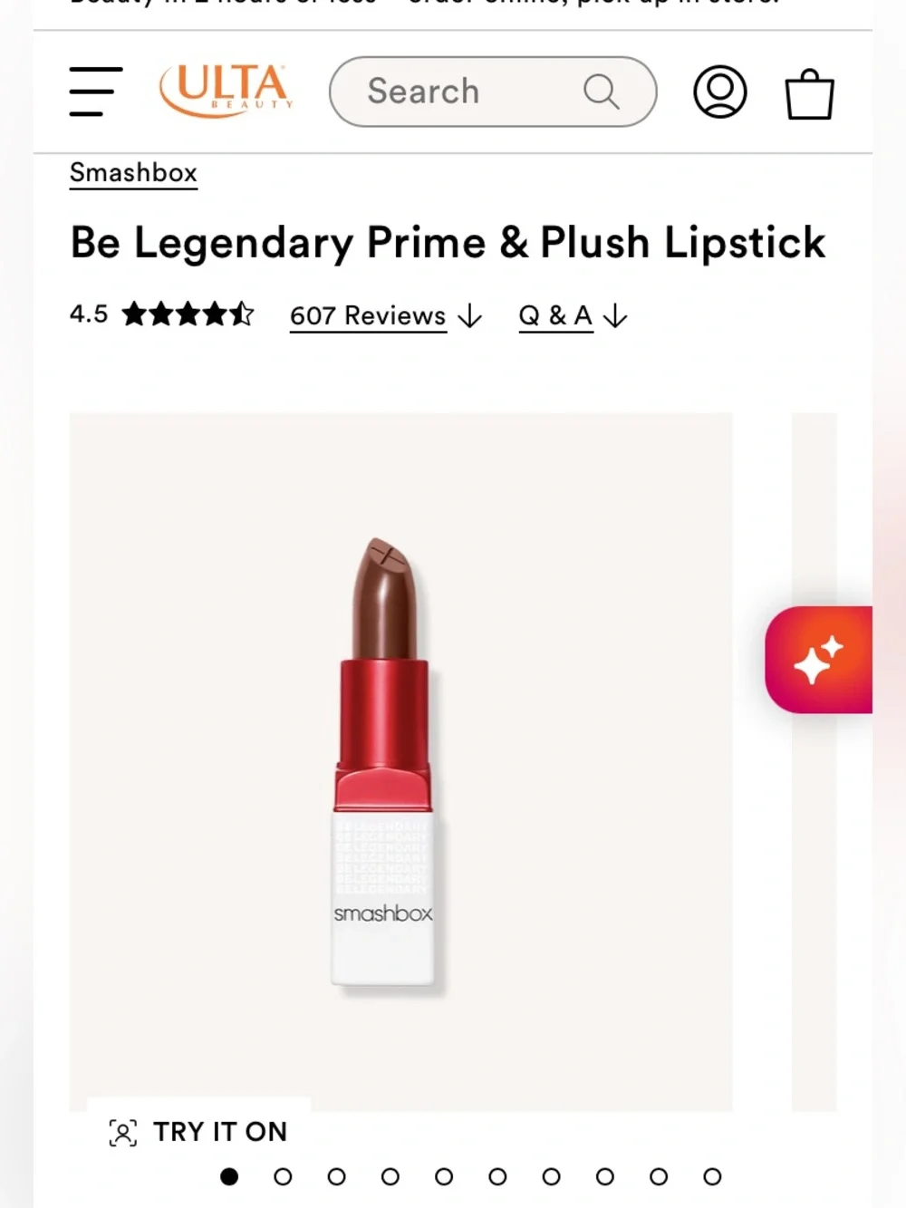 Smashbox Be Legendary Lipstick — Caffeinate Rich Brown